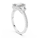 Emerald Trinity Ring