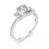 Emerald Trinity Ring