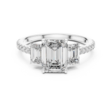 Emerald Trinity Ring