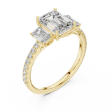 Emerald Trinity Ring
