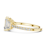 Emerald Trinity Ring
