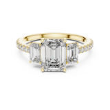 Emerald Trinity Ring