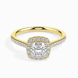 Cushion Halo Pavé