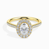 Oval Halo Pavé