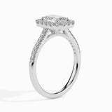 Emerald Halo Pavé