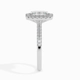 Emerald Halo Pavé