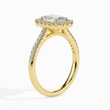 Emerald Halo Pavé
