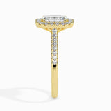 Emerald Halo Pavé