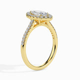 Marquise Halo Pavé