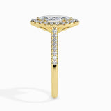Marquise Halo Pavé