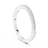 Curved Pavé Ring