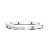 Curved Pavé Ring