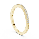 Curved Pavé Ring