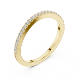 Curved Pavé Ring