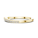 Curved Pavé Ring