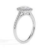 Oval Halo Pavé