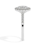 Oval Halo Pavé