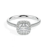 Cushion Halo Pavé